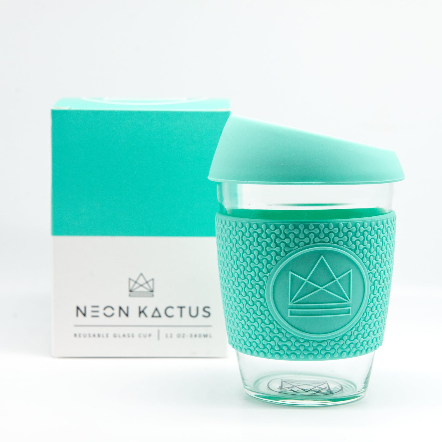 Reusable Glass Coffee Cup - Green | Life Before Plastic